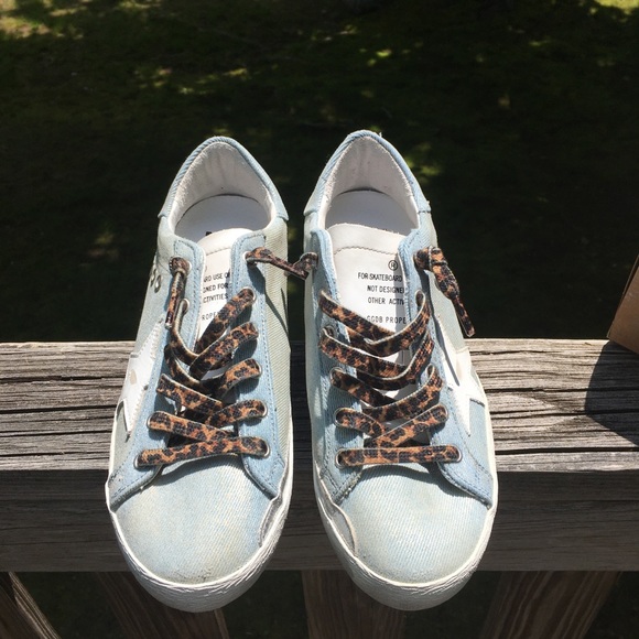 Golden Goose Superstar Sneaker Shiny Jean White 38 - Picture 5 of 10